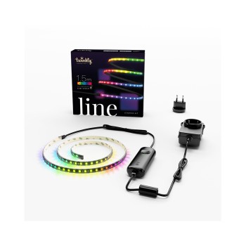 Twinkly Line ARGB Gen2 1.5m-100 LEDs/m Bluetooth IP20 Starter Kit (TWL100STW-BEU) (TWIL100STW-BEU)