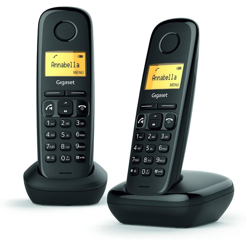 Gigaset A270 Ασύρματο Τηλέφωνο Duo Set Μαύρο (GGSA270DUO-BK) Gigaset A270 Ασύρματο Τηλέφωνο Duo Set Μαύρο (GGSA270DUO-BK)