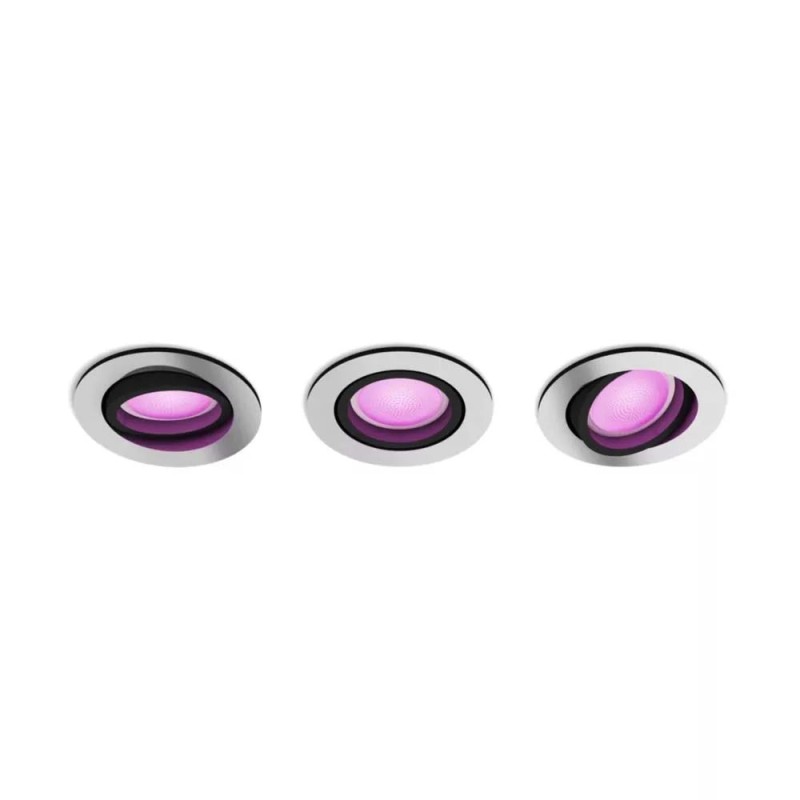 Philips Χωνευτά Σποτ Hue Centura White and Color Ambiance GU10 Aluminium 3τμχ (929003045301) (PHI929003045301) Philips Χωνευτά Σποτ Hue Centura White and Color Ambiance GU10 Aluminium 3τμχ (929003045301) (PHI929003045301)