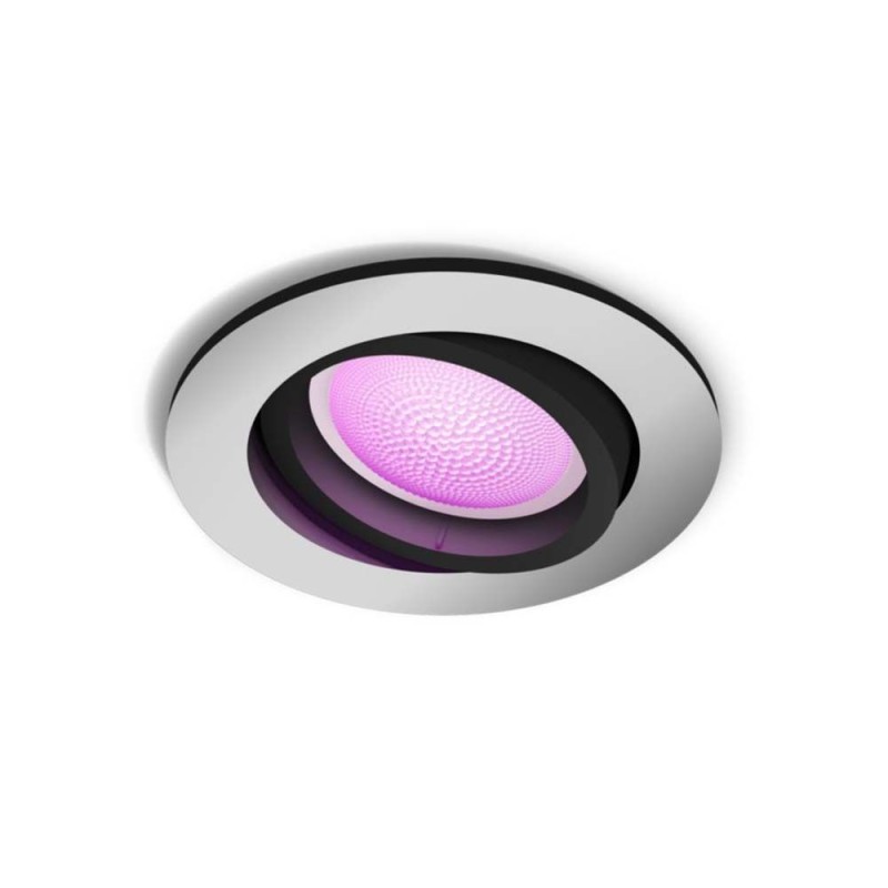 Philips Χωνευτό Σποτ Hue Centura White and Color Ambiance GU10 Aluminium (929003047401) (PHI929003047401) Philips Χωνευτό Σποτ Hue Centura White and Color Ambiance GU10 Aluminium (929003047401) (PHI929003047401)