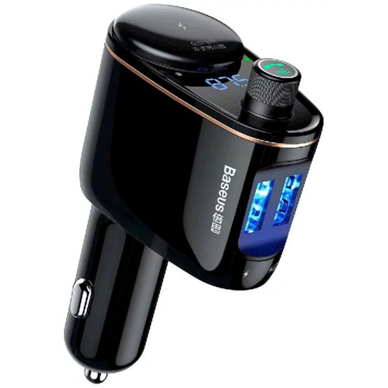 Baseus Car Bluetooth Transmitter MP3 Player S-06 Black (CCHC000001) (BASCCHC000001) Baseus Car Bluetooth Transmitter MP3 Player S-06 Black (CCHC000001) (BASCCHC000001)
