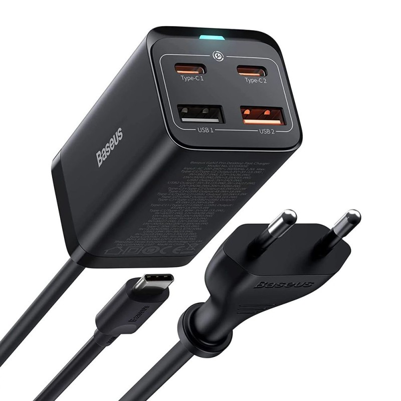 Baseus Φορτιστής Χωρίς Καλώδιο 65W Quick Charge 4.0 Μαύρος (CCGP040101) (BASCCGP040101) Baseus Φορτιστής Χωρίς Καλώδιο 65W Quick Charge 4.0 Μαύρος (CCGP040101) (BASCCGP040101)