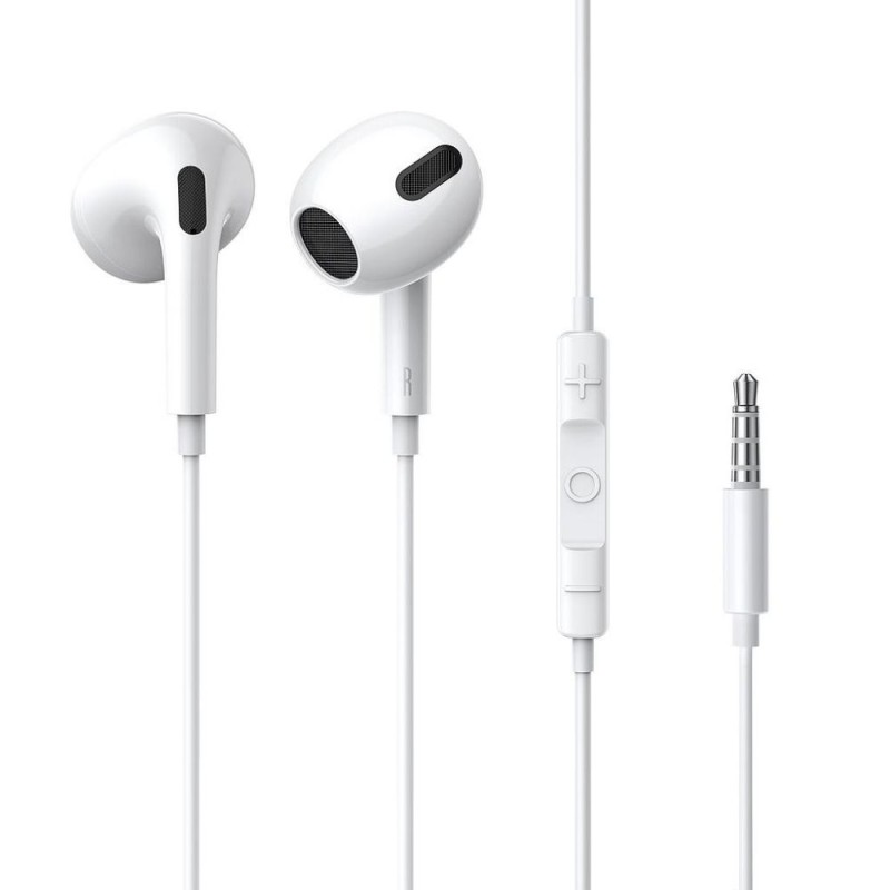 Baseus H17 Earbuds Handsfree with 3.5mm Connector White (NGCR020002) (BASNGCR020002) Baseus H17 Earbuds Handsfree with 3.5mm Connector White (NGCR020002) (BASNGCR020002)