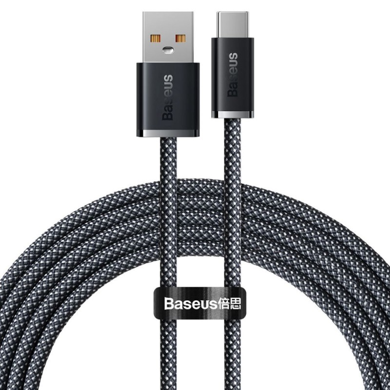 Baseus Cable USB to USB-C Baseus Dynamic Series, 100W, 2m Black (CALD000716) (BASCALD000716) Baseus Cable USB to USB-C Baseus Dynamic Series, 100W, 2m Black (CALD000716) (BASCALD000716)