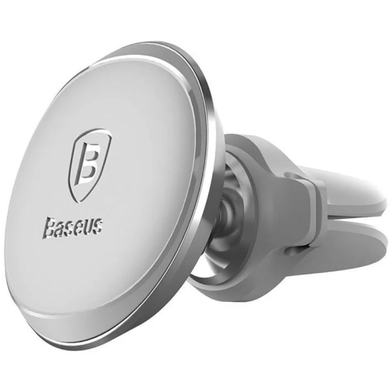 Baseus Magnetic Air Vent Car Mount Holder Baseus with cable clip Silver (SUGX020012) (BASSUGX020012) Baseus Magnetic Air Vent Car Mount Holder Baseus with cable clip Silver (SUGX020012) (BASSUGX020012)