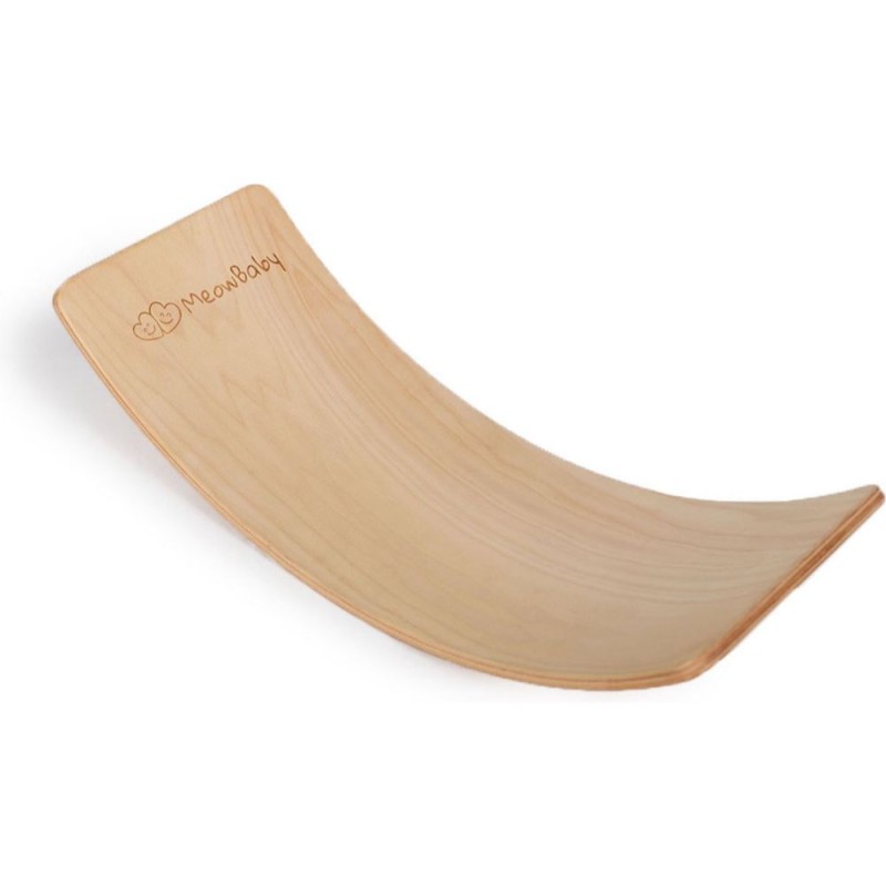 MeowBaby Balance Board For Kids 80x30cm Wooden Swing Board for Toddlers, Natural (BB0001) (MEBBB0001) MeowBaby Balance Board For Kids 80x30cm Wooden Swing Board for Toddlers, Natural (BB0001) (MEBBB0001)