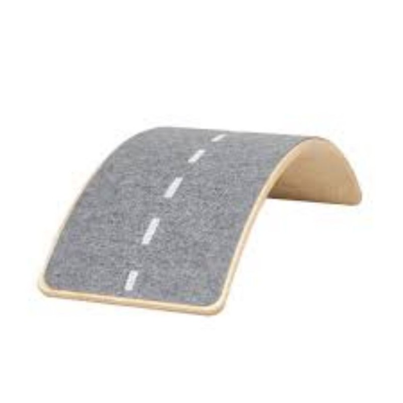 MeowBaby Balance Board For Kids 80x30cm Wooden Swing Board Naural for Toddlers with Felt Gray Highway (BB003AIE) (MEBBB003AIE) MeowBaby Balance Board For Kids 80x30cm Wooden Swing Board Naural for Toddlers with Felt Gray Highway (BB003AIE) (MEBBB003AIE)