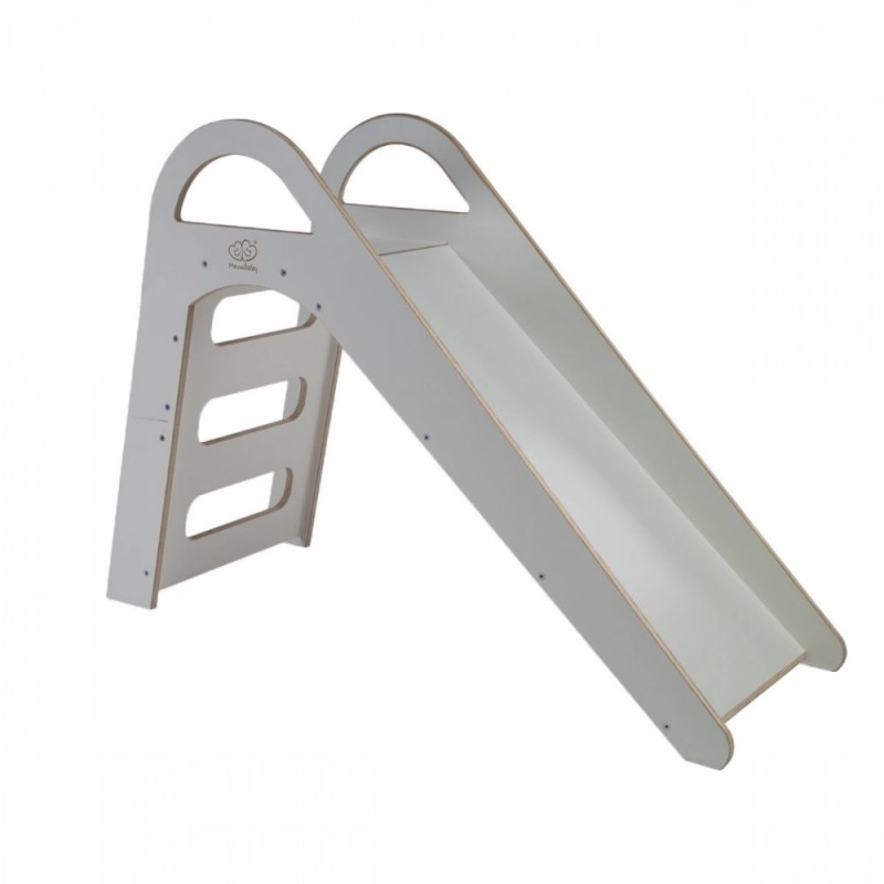 MeowBaby Wooden Slide for Children 87x46cm Indoor, Gray (ZS002IE) (MEBZS002IE) MeowBaby Wooden Slide for Children 87x46cm Indoor, Gray (ZS002IE) (MEBZS002IE)