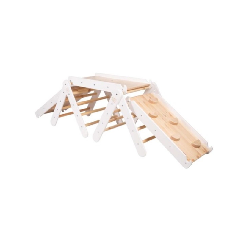 MeowBaby Climbing Triangle for Children with Slide Set White (ZZWDA001) (MEBZZWDA001) MeowBaby Climbing Triangle for Children with Slide Set White (ZZWDA001) (MEBZZWDA001)