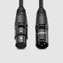 Ugreen Cable XLR female / XLR male - XLR female Μαύρο 1m (AV130) (UGRAV130)