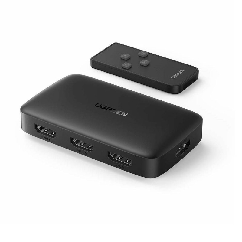 Ugreen Switch 3in1 HDMI 1.4 4K Black (CM332) (UGRCM332) Ugreen Switch 3in1 HDMI 1.4 4K Black (CM332) (UGRCM332)