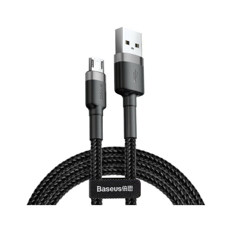 Baseus Cafule Micro USB cable 2.4A 1m Gray + Black (CAMKLF-BG1) (BASCAMKLF-BG1) Baseus Cafule Micro USB cable 2.4A 1m Gray + Black (CAMKLF-BG1) (BASCAMKLF-BG1)
