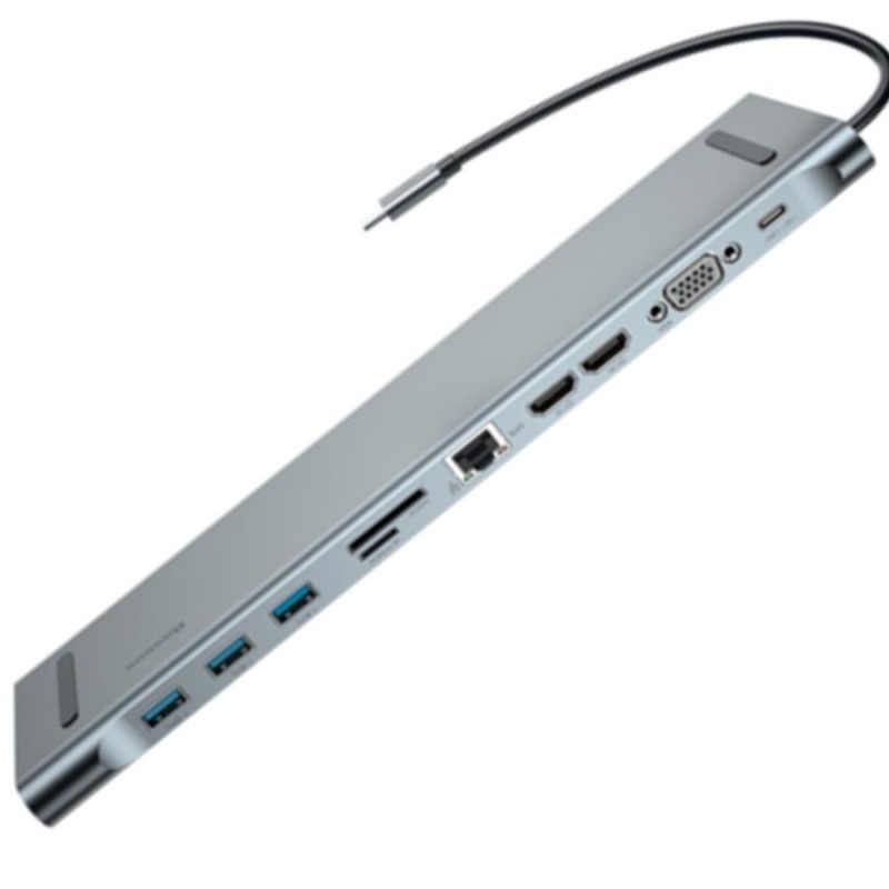 Baseus Enjoyment Series Multi-functional Type-C intelligent HD HUB Dark gray (CATSX-G0G) (BASCATSX-G0G) Baseus Enjoyment Series Multi-functional Type-C intelligent HD HUB Dark gray (CATSX-G0G) (BASCATSX-G0G)
