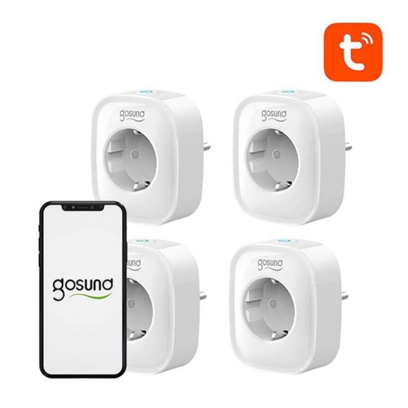 Gosund Smart Μονόπριζο Λευκό 4τμχ (SP1 4pcs) (GOSSP1-4PCS) Gosund Smart Μονόπριζο Λευκό 4τμχ (SP1 4pcs) (GOSSP1-4PCS)
