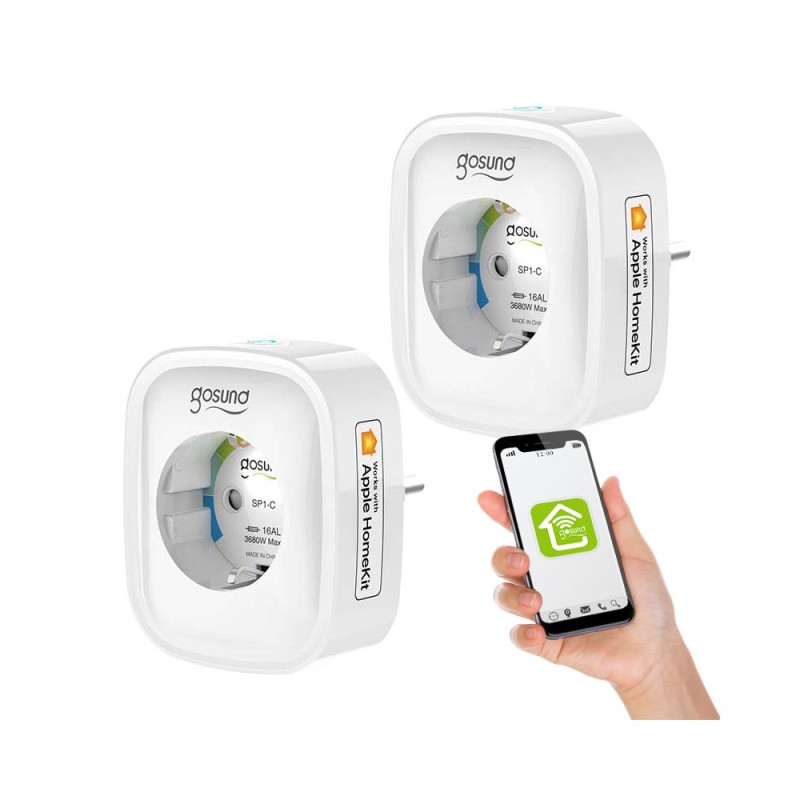 Gosund SP1-H Μονή Εξωτερική Πρίζα Ρεύματος Wi-Fi Λευκή 2 τμχ (SP1-H 2pc) (GOSSP1-H2PCS) Gosund SP1-H Μονή Εξωτερική Πρίζα Ρεύματος Wi-Fi Λευκή 2 τμχ (SP1-H 2pc) (GOSSP1-H2PCS)