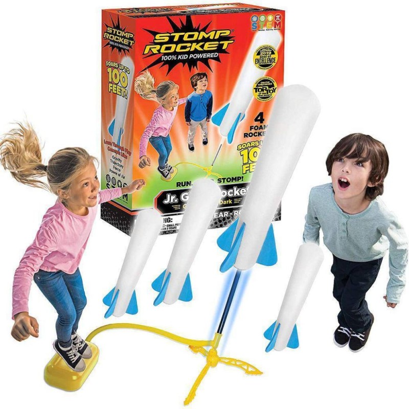 Stomp Rocket Jr. Glow 4 Rockets (SR100007) (STRSR100007) Stomp Rocket Jr. Glow 4 Rockets (SR100007) (STRSR100007)