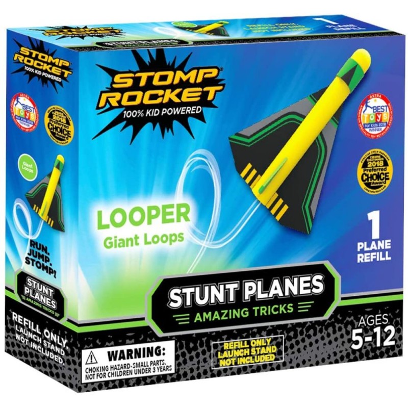 Stomp Rocket Stunt Plane Refill - 1 Looper Plane (SR100011) (STRSR100011) Stomp Rocket Stunt Plane Refill - 1 Looper Plane (SR100011) (STRSR100011)
