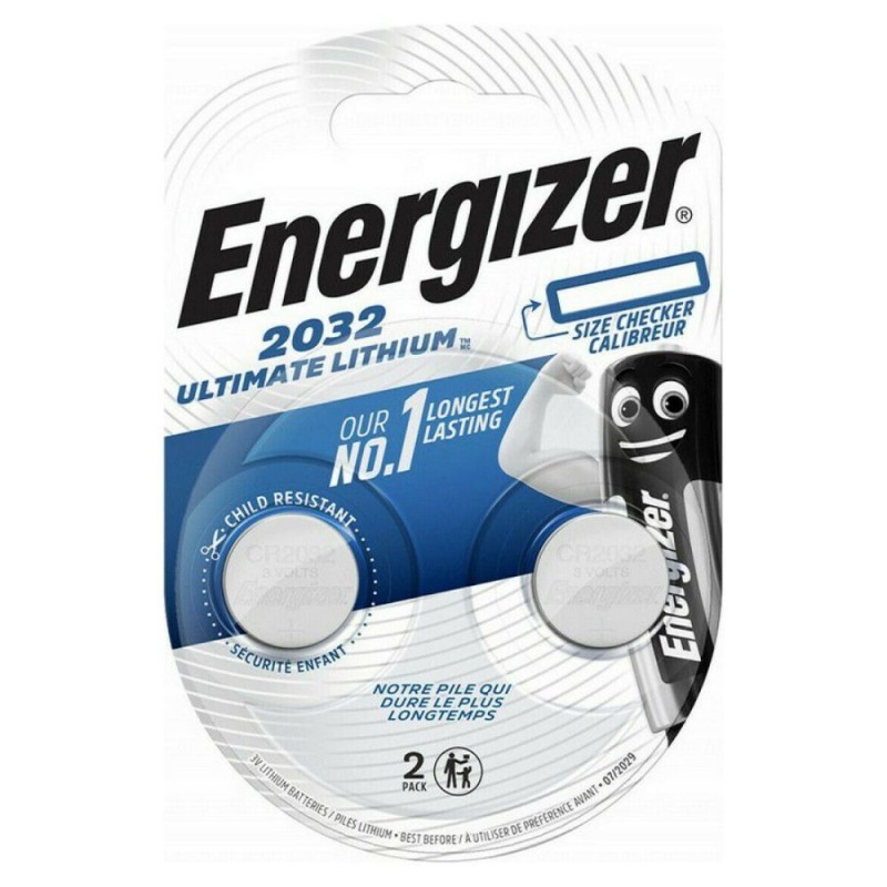 Energizer Ultimate Lithium Μπαταρίες Ρολογιών CR2032 3V 2τμχ (17075105) (ENE17075105) Energizer Ultimate Lithium Μπαταρίες Ρολογιών CR2032 3V 2τμχ (17075105) (ENE17075105)