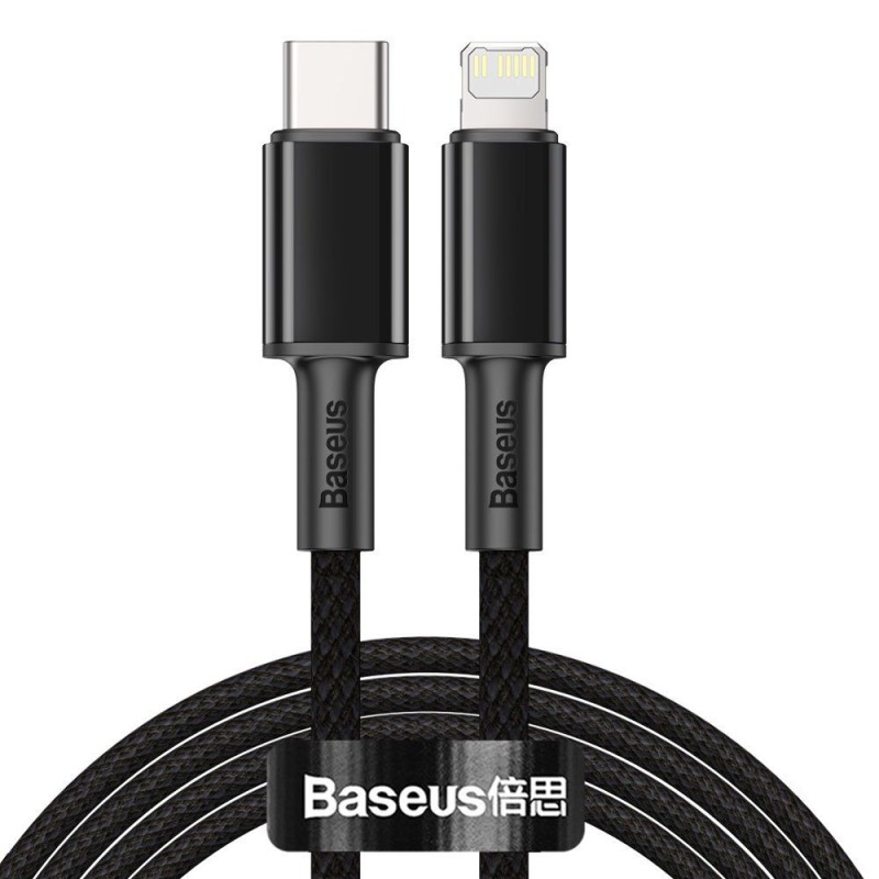 Baseus High Density Braided USB-C to Lightning Cable 20W Μαύρο 2m(CATLGD-A01) (BASCATLGD-A01) Baseus High Density Braided USB-C to Lightning Cable 20W Μαύρο 2m(CATLGD-A01) (BASCATLGD-A01)