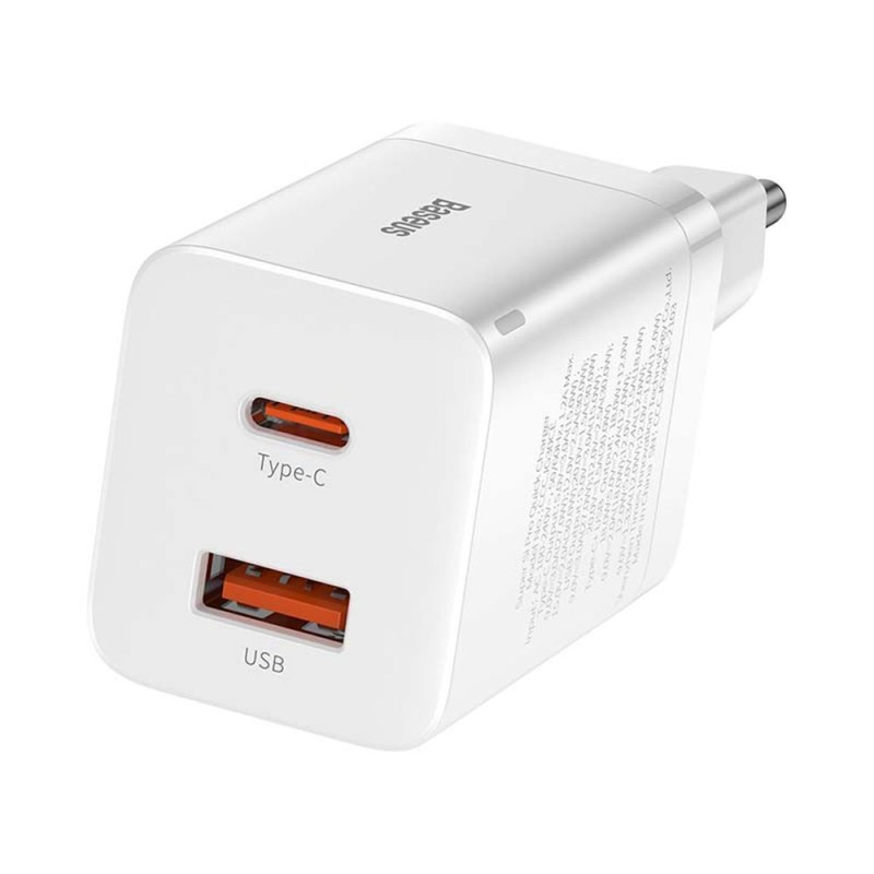 Baseus Φορτιστής Χωρίς Καλώδιο με Θύρα USB-A και Θύρα USB-C 30W Power Delivery Λευκός Super Si Pro (CCSUPP-E02) (BASCCSUPP-E02) Baseus Φορτιστής Χωρίς Καλώδιο με Θύρα USB-A και Θύρα USB-C 30W Power Delivery Λευκός Super Si Pro (CCSUPP-E02) (BASCCSUPP-E02)