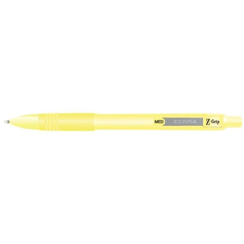 Zebra Στυλό Ballpoint Pastel Yellow 1.0mm με Μπλε Μελάνι Z-Grip Smooth (ZB-91805) (ZEB91805) Zebra Στυλό Ballpoint Pastel Yellow 1.0mm με Μπλε Μελάνι Z-Grip Smooth (ZB-91805) (ZEB91805)