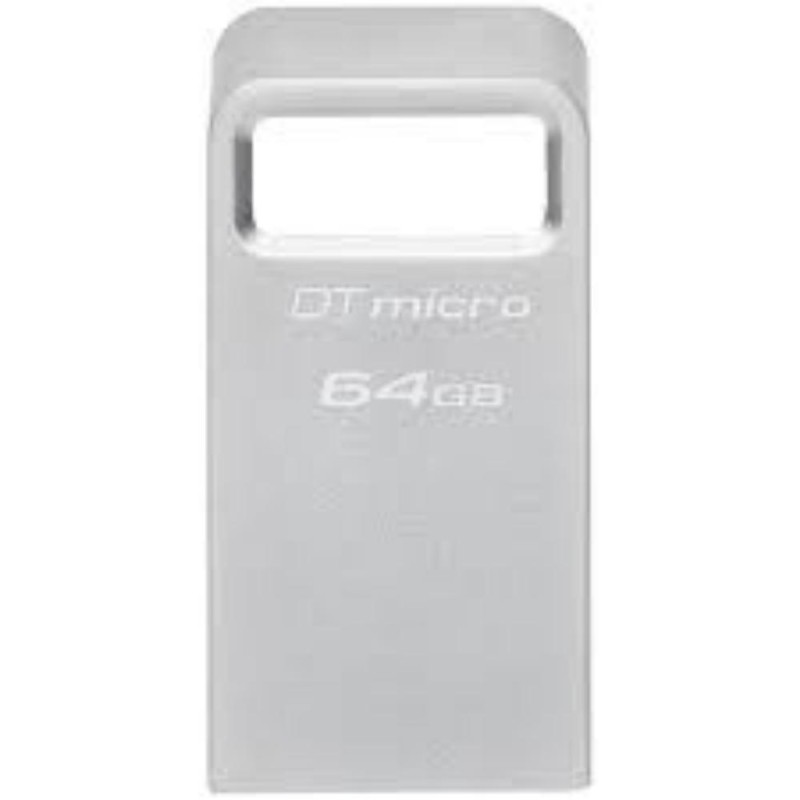 Kingston DataTraveler Micro Gen2 64GB USB 3.2 Stick Silver (DTMC3G2/64GB) (KINDTMC3G2-64GB) Kingston DataTraveler Micro Gen2 64GB USB 3.2 Stick Silver (DTMC3G2/64GB) (KINDTMC3G2-64GB)