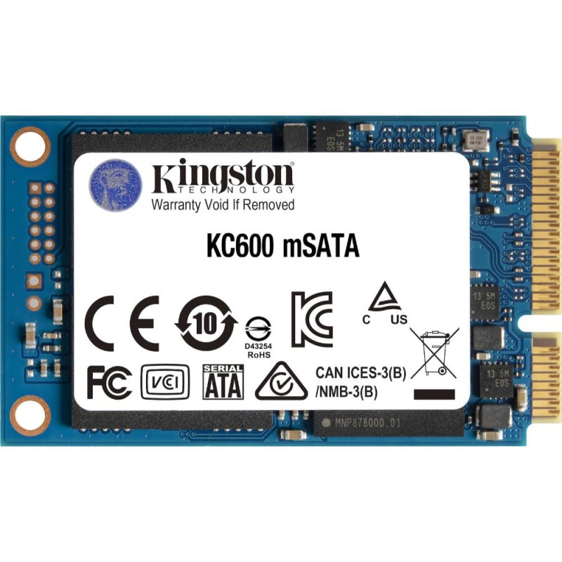 Kingston KC600 SSD 1TB mSATA III (SKC600MS/1024G) (KINSKC600MS-1024G) Kingston KC600 SSD 1TB mSATA III (SKC600MS/1024G) (KINSKC600MS-1024G)