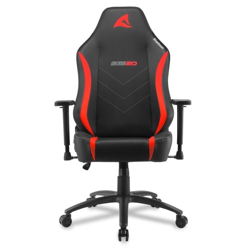 Sharkoon Skiller SGS20 Καρέκλα Gaming Δερματίνης με Ρυθμιζόμενα Μπράτσα Μαύρο/Κόκκινο (SGS20BLKR) (SHRSGS20BLKR) Sharkoon Skiller SGS20 Καρέκλα Gaming Δερματίνης με Ρυθμιζόμενα Μπράτσα Μαύρο/Κόκκινο (SGS20BLKR) (SHRSGS20BLKR)