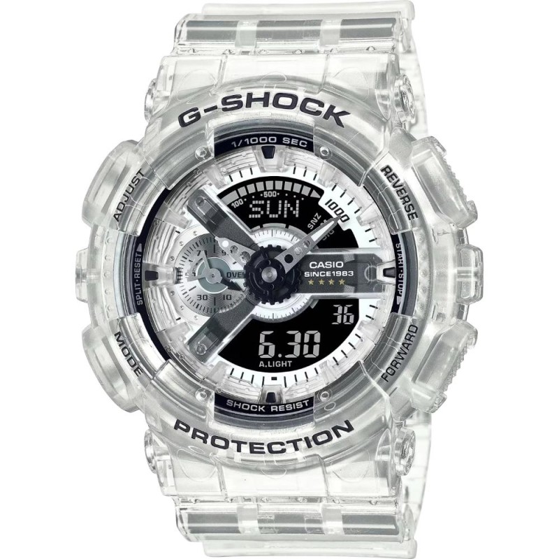 Casio Αναλογικό/Ψηφιακό Ρολόι Μπαταρίας με Λευκό Καουτσούκ Λουράκι (GA-114RX-7AER) (CASGA114RX7AER) Casio Αναλογικό/Ψηφιακό Ρολόι Μπαταρίας με Λευκό Καουτσούκ Λουράκι (GA-114RX-7AER) (CASGA114RX7AER)