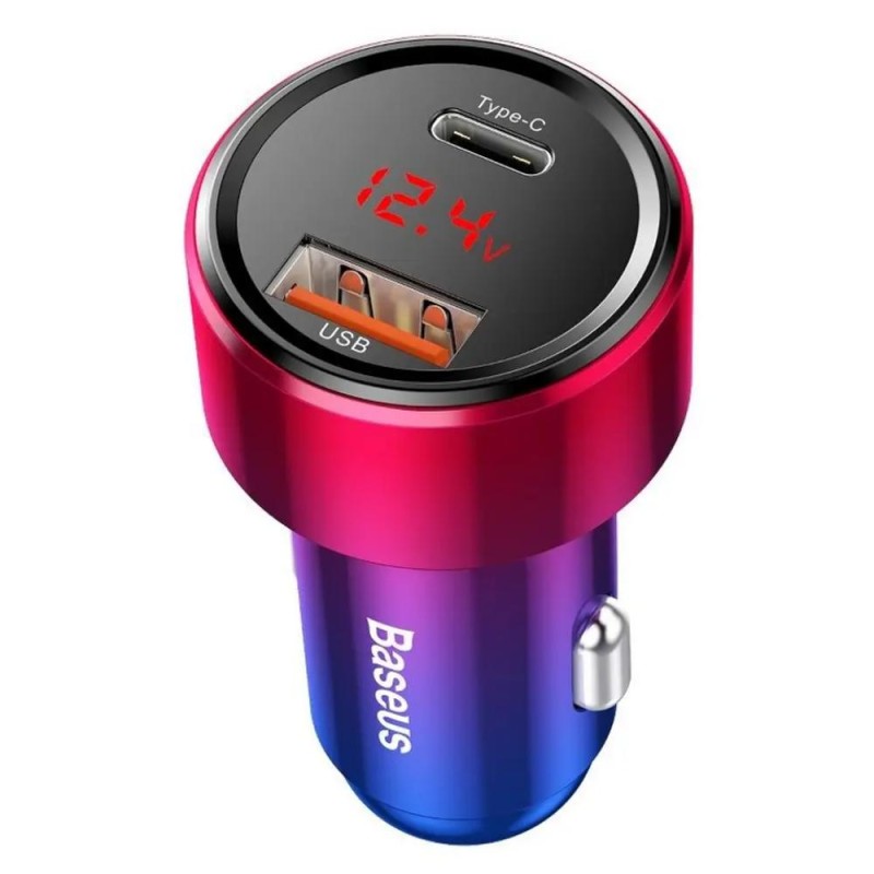 Baseus Φορτιστής Αυτοκινήτου Πολύχρωμος Magic Car Charger QC 4.0 PD με Θύρες: 1xUSB 1xType-C (CCMLC20C-09) (BASCCMLC20C-09) Baseus Φορτιστής Αυτοκινήτου Πολύχρωμος Magic Car Charger QC 4.0 PD με Θύρες: 1xUSB 1xType-C (CCMLC20C-09) (BASCCMLC20C-09)