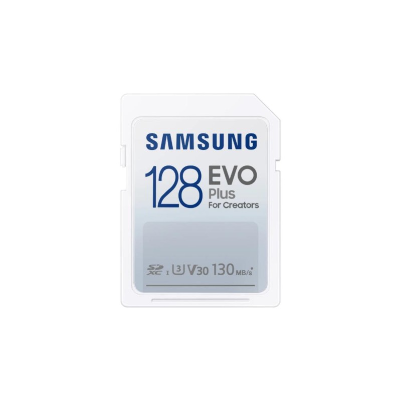 Samsung Evo Plus for Creators SDXC 128GB Class 10 U1 V10 UHS-I (MB-SC128K/EU) (SAMMB-SC128K-EU) Samsung Evo Plus for Creators SDXC 128GB Class 10 U1 V10 UHS-I (MB-SC128K/EU) (SAMMB-SC128K-EU)