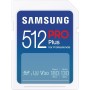 Samsung Pro Plus SDXC 512GB Class 3 U3 V30 UHS-I (MB-SD512S/EU) (SAMMB-SD512S-EU)
