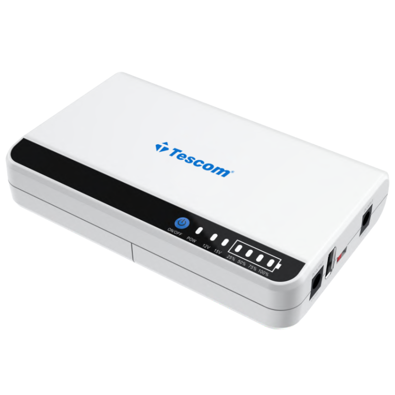 Tescom Line Interactive DC UPS 18W with USB port (UPS.0884) (TSUPS0884) Tescom Line Interactive DC UPS 18W with USB port (UPS.0884) (TSUPS0884)