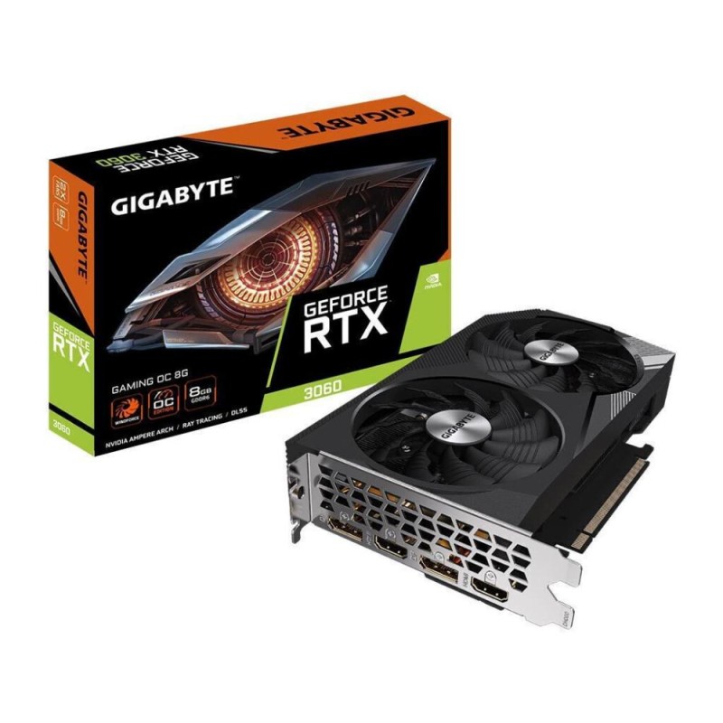 Gigabyte GeForce RTX 3060 8GB GDDR6 Gaming OC Rev 2.0 (GV-N3060GAMING OC-8GD 2.0) (GIGGV-N3060GAMING OC-8GD 2.0) Gigabyte GeForce RTX 3060 8GB GDDR6 Gaming OC Rev 2.0 (GV-N3060GAMING OC-8GD 2.0) (GIGGV-N3060GAMING OC-8GD 2.0)