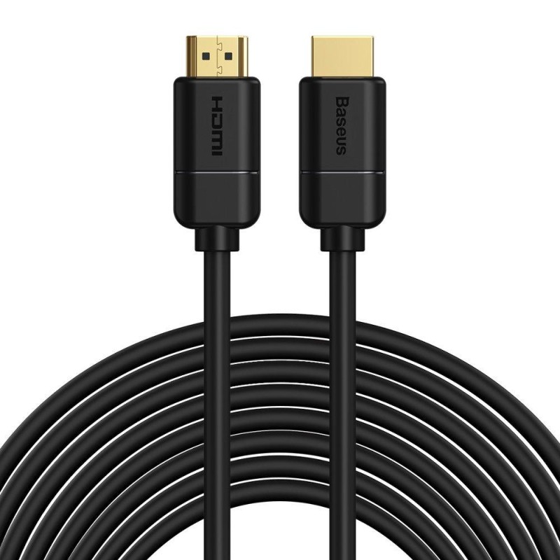 Baseus HDMI 2.0 Cable HDMI male - HDMI male 8m Black (CAKGQ-E01) (BASCAKGQ-E01) Baseus HDMI 2.0 Cable HDMI male - HDMI male 8m Black (CAKGQ-E01) (BASCAKGQ-E01)