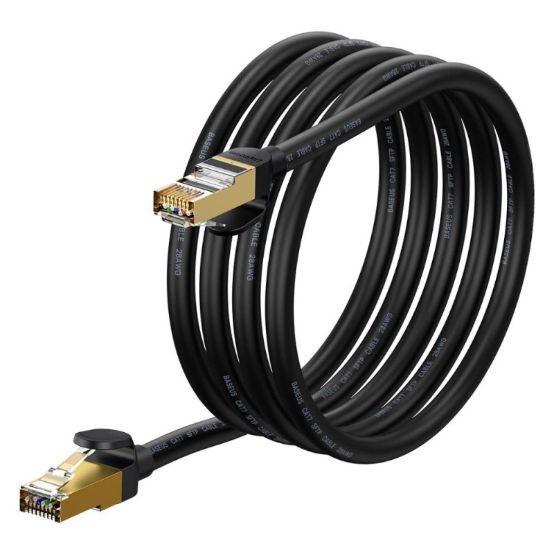 Baseus U/UTP Cat.7 Καλώδιο Δικτύου Ethernet 2m Black (WKJS010301) (BASWKJS010301) Baseus U/UTP Cat.7 Καλώδιο Δικτύου Ethernet 2m Black (WKJS010301) (BASWKJS010301)