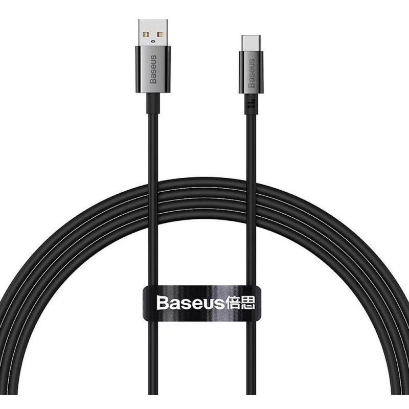 Baseus Superior USB 2.0 Cable USB-C male - USB-A male 100W Black 1.5m (P10320102114-01) (BASP10320102114-01) Baseus Superior USB 2.0 Cable USB-C male - USB-A male 100W Black 1.5m (P10320102114-01) (BASP10320102114-01)