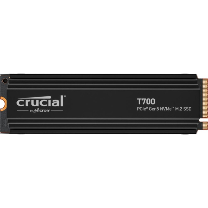 Crucial SSD 1TB T700 PCIe 5.0 x4 M.2 NVME Gen5 Heatsink (CT1000T700SSD5) (CRUCT1000T700SSD5)