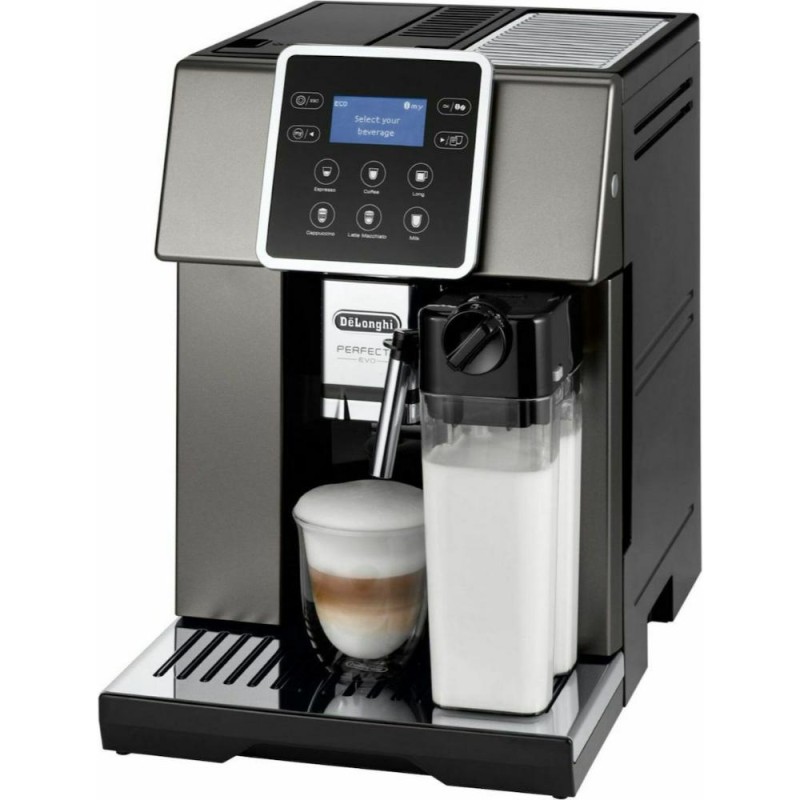 De'Longhi Perfecta Evo Αυτόματη Μηχανή Espresso 1350W Πίεσης 15bar με Μύλο Άλεσης Μαύρη (132217047) (DLG132217047)