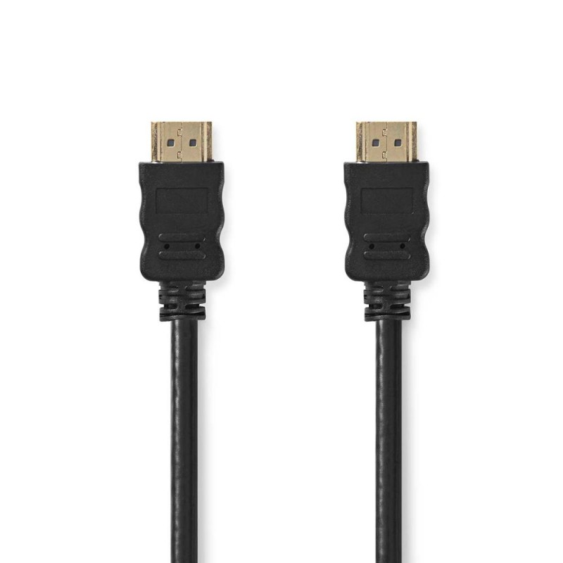 Nedis HDMI 2.0 Cable HDMI male - HDMI male 5m Μαύρο (CVGL34002BK50) (NEDCVGL34002BK50) Nedis HDMI 2.0 Cable HDMI male - HDMI male 5m Μαύρο (CVGL34002BK50) (NEDCVGL34002BK50)