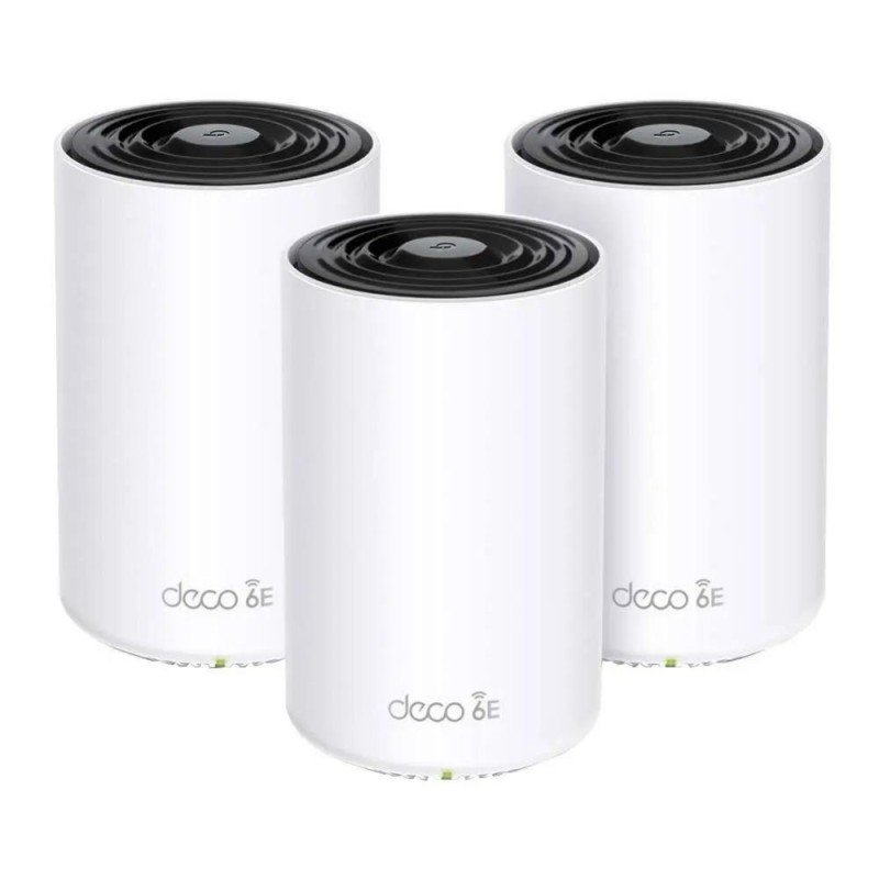 TP-LINK AXE5400 Tri-Band Mesh Wi-Fi 6E System (DECO XE75 PRO(3-PACK) (TPDECOXE75PRO-3PACK) TP-LINK AXE5400 Tri-Band Mesh Wi-Fi 6E System (DECO XE75 PRO(3-PACK) (TPDECOXE75PRO-3PACK)