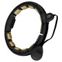HMS HHM13 Hula Hoop Black/Gold Magnetic With Weight + Counter (17-44-577) (HMSHHM13BKG)