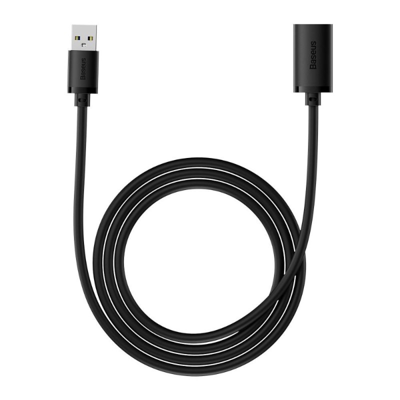 Baseus USB 3.0 Extension cable male to female, AirJoy Series, 0.5m (black) (B00631103111-01) (BASB00631103111-01) Baseus USB 3.0 Extension cable male to female, AirJoy Series, 0.5m (black) (B00631103111-01) (BASB00631103111-01)