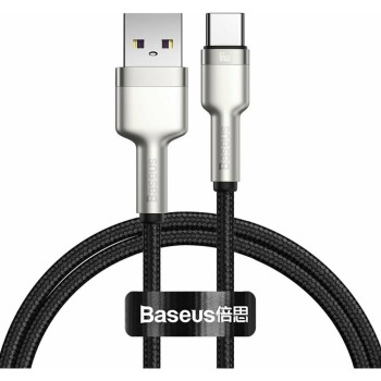 Baseus USB cable for USB-C Cafule, 66W, 1m (black) (CAKF000101) (BASCAKF000101)