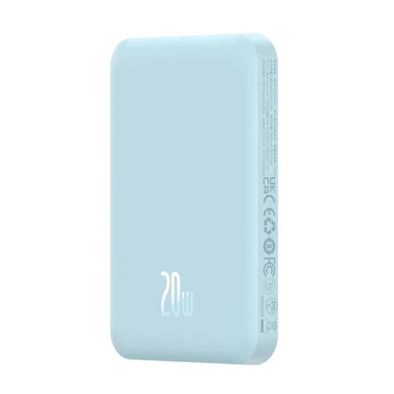 Baseus Magnetic Mini Powerbank 5000mAh 20W (blue) (P10022107313-00) (BASP10022107313-00) Baseus Magnetic Mini Powerbank 5000mAh 20W (blue) (P10022107313-00) (BASP10022107313-00)