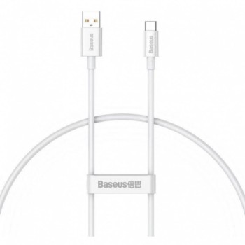 Baseus Cable USB do USB-C Superior 100W 0.25m (white) (P10320102214-00) (BASP10320102214-00)