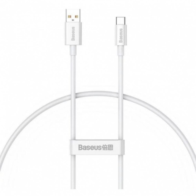 Baseus Cable USB do USB-C Superior 100W 0.25m (white) (P10320102214-00) (BASP10320102214-00) Baseus Cable USB do USB-C Superior 100W 0.25m (white) (P10320102214-00) (BASP10320102214-00)