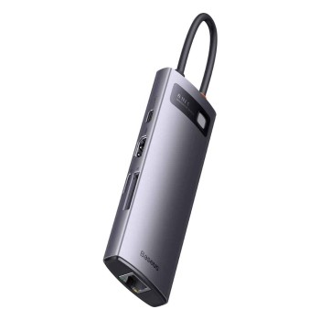 Baseus Hub 8in1 Starjoy Series, USB-C To 3x USB 3.1 + HDMI + USB-C Pd + Rj45 + Microsd/sd (WKWG080213) (BASWKWG080213)