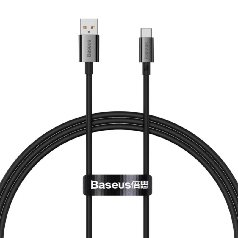 Baseus Cable USB do USB-C Superior100W 1m (black) (P10320102114-00) (BASP10320102114-00) Baseus Cable USB do USB-C Superior100W 1m (black) (P10320102114-00) (BASP10320102114-00)