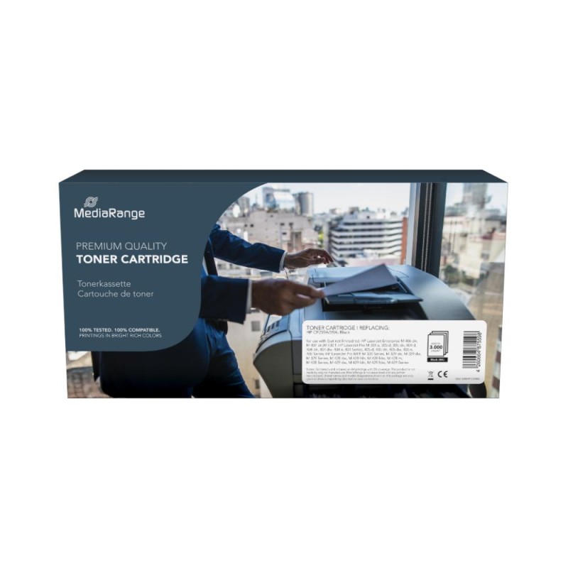 MediaRange Toner Cartridge for printers using HP® CF259A/59A Black (MRHPT259BK) MediaRange Toner Cartridge for printers using HP® CF259A/59A Black (MRHPT259BK)
